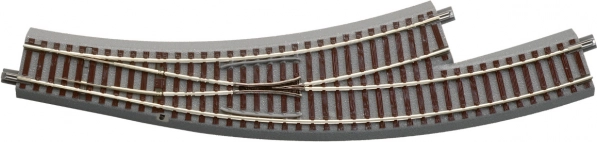 Roco geoLINE buet sporskifte R3/R4 venstre med ballast