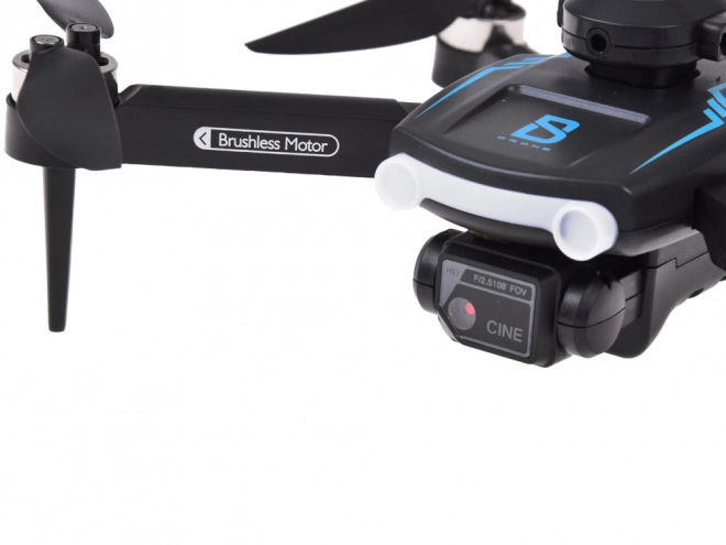 Sammenfoldelig drone med kamera og fjernbetjening