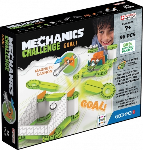Magnetisk byggesæt GEOMAG Mechanics Challenge 96 dele