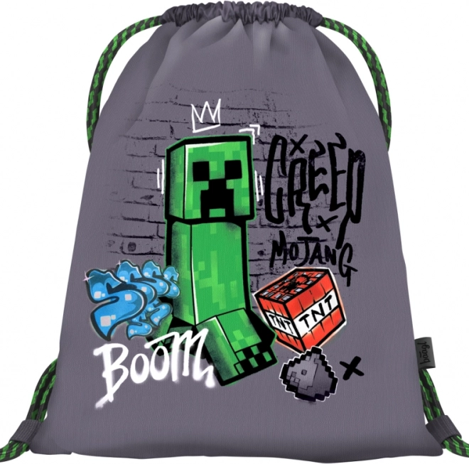 Sæt 3 Skate Baagl Minecraft TNT: Rygsæk, Penalhus, Pose