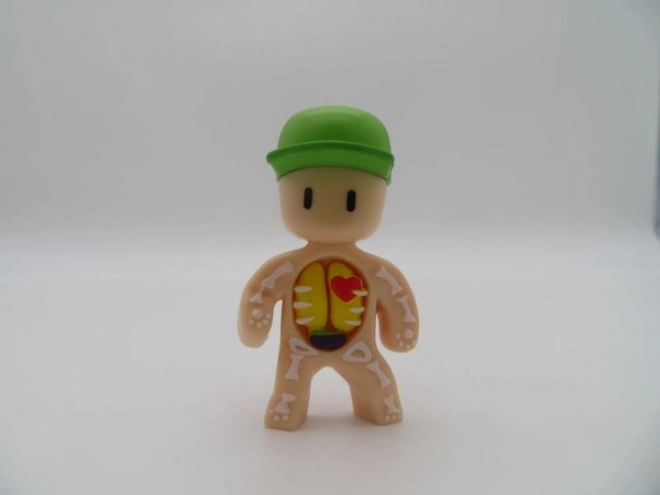 Gennemsigtig æske Stumble Guys med 3 figurer