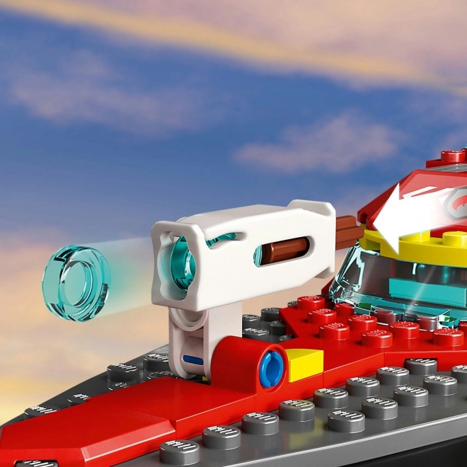 LEGO® City 60373 Brandmandsredningsbåd og jolle