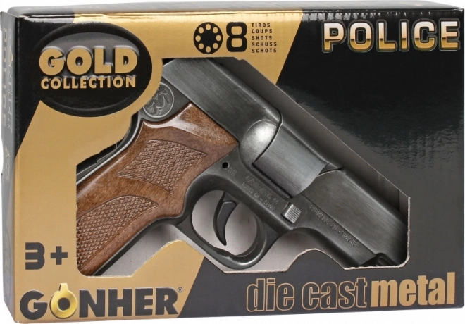 Metalt politipistol