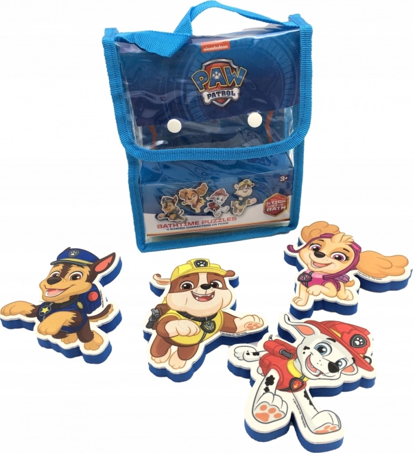 SPIN MASTER Skum puslespil - Badelegetøj til karbad med Paw Patrol 4x2 brikker