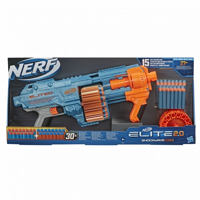 Nerf Shockwave RD-15 pistoler med kugler