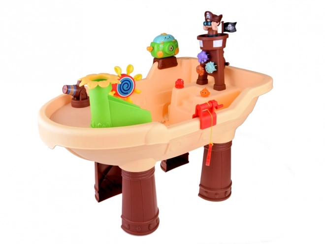 Stående piratsandkasse skib