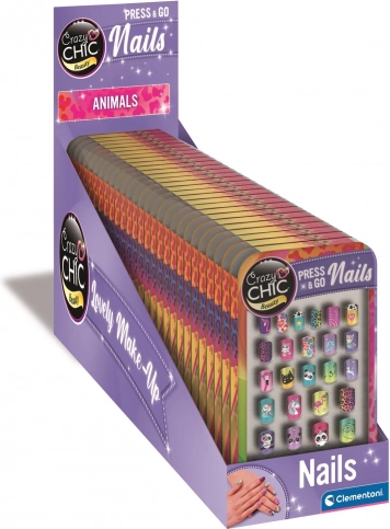 Crazy Chic negletipper med dyremotiver