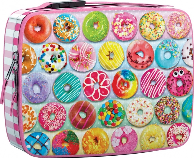 EUROGRAPHICS Puslespil i frokostboks Donuts 100 brikker