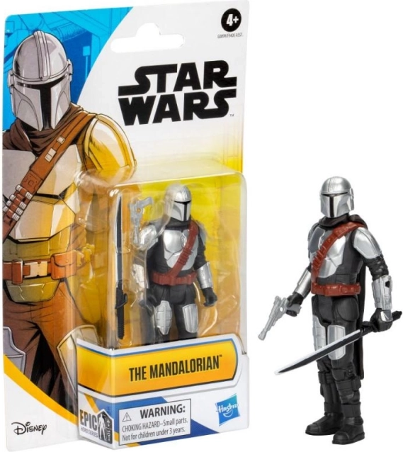 actionfigur af Mandalorianen STAR WARS Epic Hero Series 10 cm