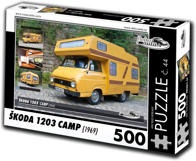 Puslespil RETRO-AUTA Škoda 1203 Camp 500 brikker