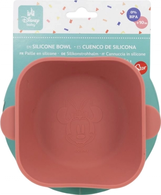 Silikoneskål med sugekop Minnie