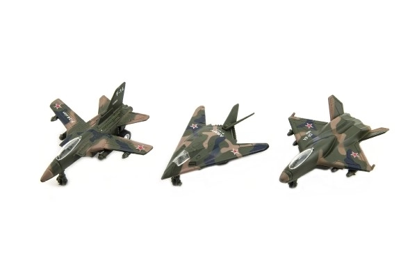 Fly/jagerfly militær metal/plast 9cm