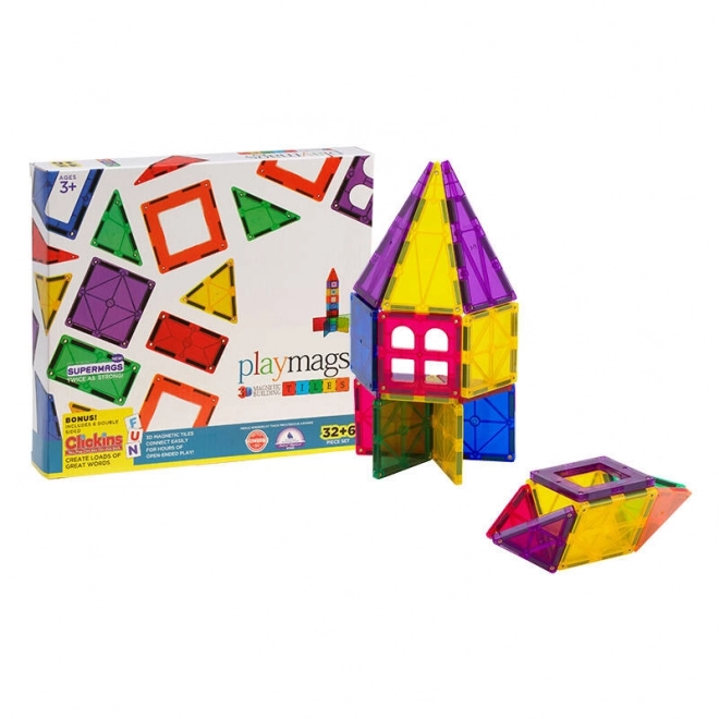 Magnetisk byggesæt Playmags 165 sæt 32 stk
