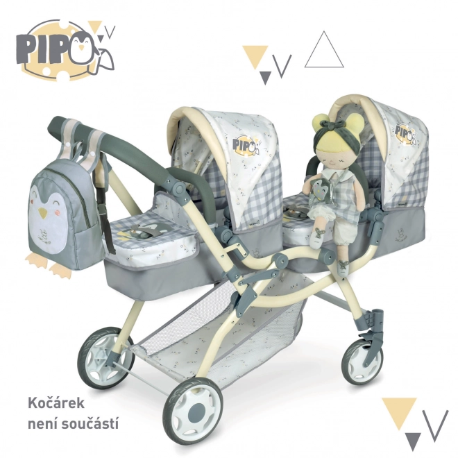 Plysdukke Pipo 36 cm