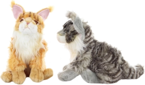 Plysbamse Maine Coon-kat 37 cm, miljøvenlig