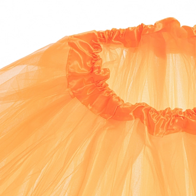 Kanin kostume med orange tutu og pandebånd med gulerod