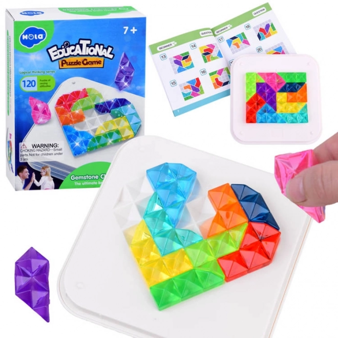 Farverig Diamant Puslespil