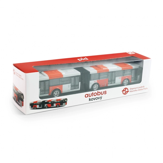 Rød metal-ledbus PID Prag