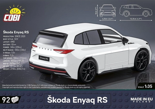 Škoda Enyaq RS 92 puder