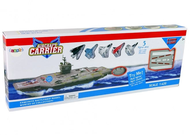 Hangarskib Jets 5 stk Lyd og lys