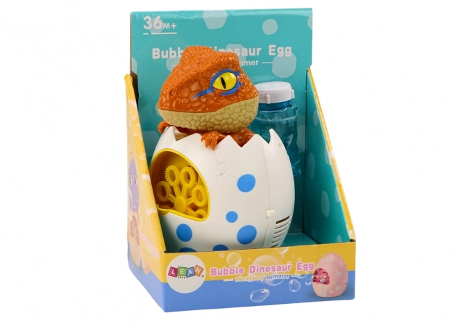 Bobbelmaskine Dino i æg med påfyldning