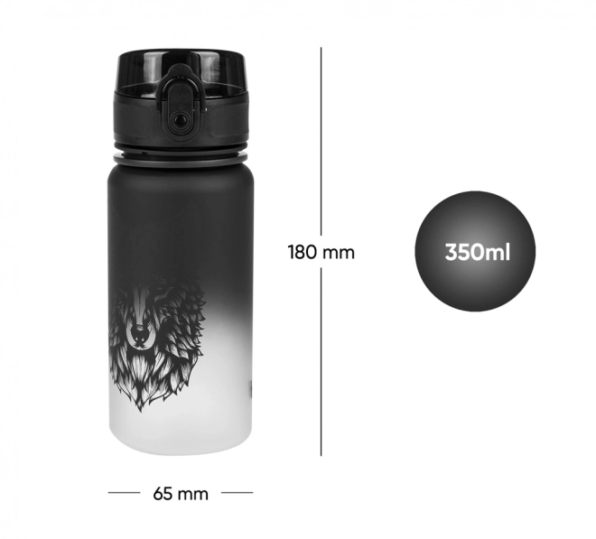BAAGL Tritan drikkeflaske Gradient Ulv 350 ml