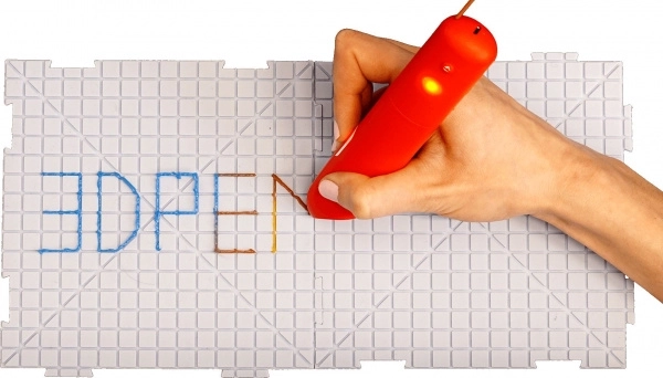 Silikonunderlag til 3D-penne med projektbrochure