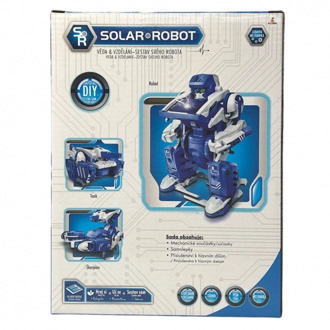 Solcelledrevet robot 3-i-1