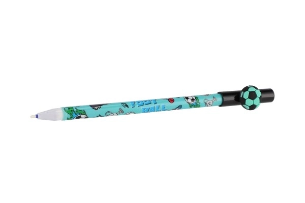 Sletbart pen oval fodbold 16cm plast 6 farver 36stk i kassen