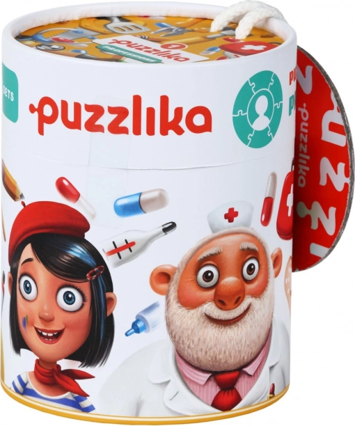 Puzzlika læringspuslespil Professioner 1 – 21 brikker