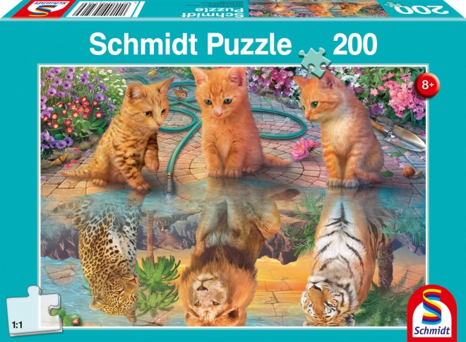 SCHMIDT Puzzle Når Jeg Vokser 200 Brikker