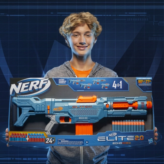 Nerf Pistol Echo CS-10 med tilbehør
