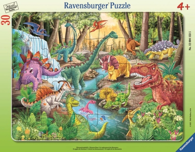 Ravensburger puslespil Dinosaurer 30 brikker