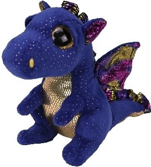TY Beanie Boos Drak Safran maskot 15 cm