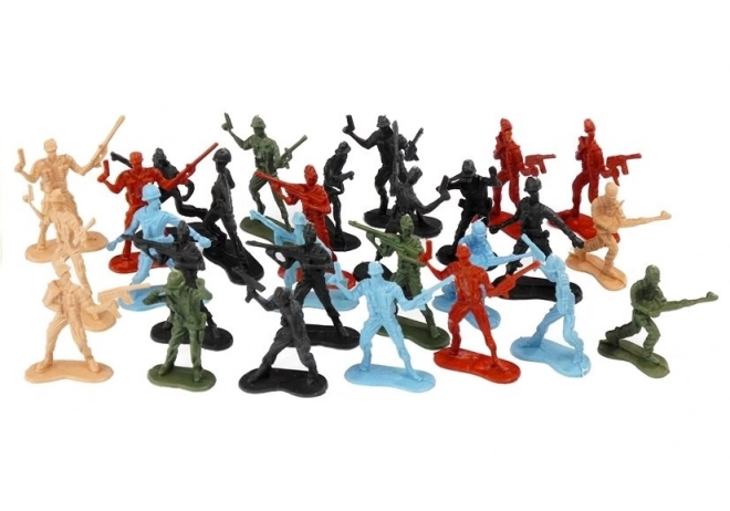 Stor sæt af militære figurer