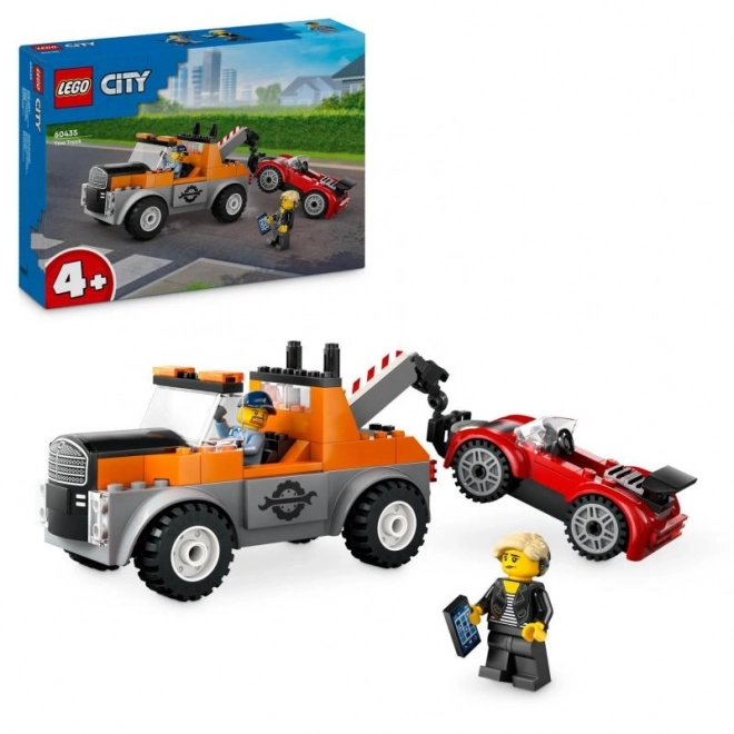 LEGO City 60435 Autotransporter og sportsvognsreparation