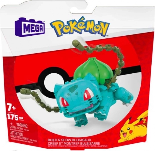 Byggesæt Pokémon Squirtle mellemstørrelse – samlbar figur – Bulbasaur