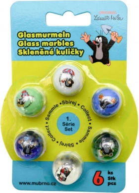 Sæt med glaskugler Mulvetime mix 6 stk.