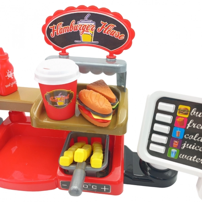 Fast Food XXL med kasseapparat og dispenser fra WOOPIE