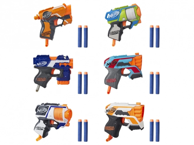 Stor sæt med Nerf-pistol med skumkugler