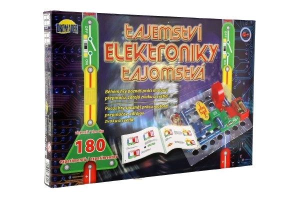 Elektronikhemmeligheder 180 eksperimenter med batterier i æske 42x28,5x4cm fra 6 år