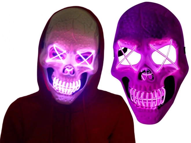 Lysende Halloween-maske