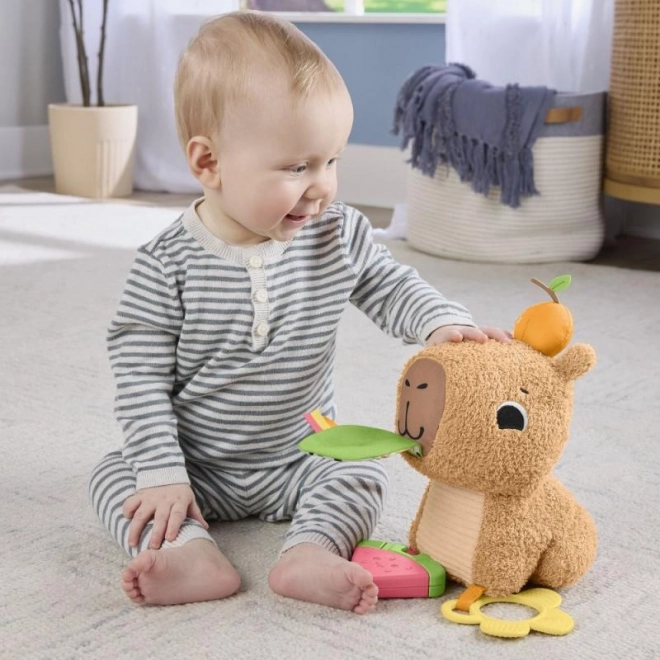 Fisher-Price plyslegetøj kapybara med tilbehør