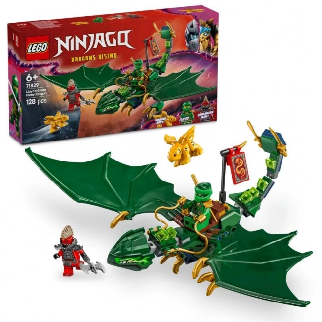 Lego Ninjago grøn skovdrage Lloyds
