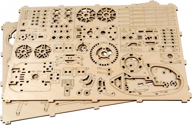 Træ 3D puslespil helikopter