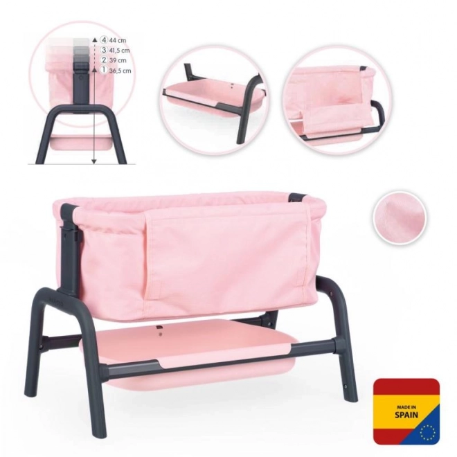 Dukkeseng Maxi Cosi lys rosa til dukker