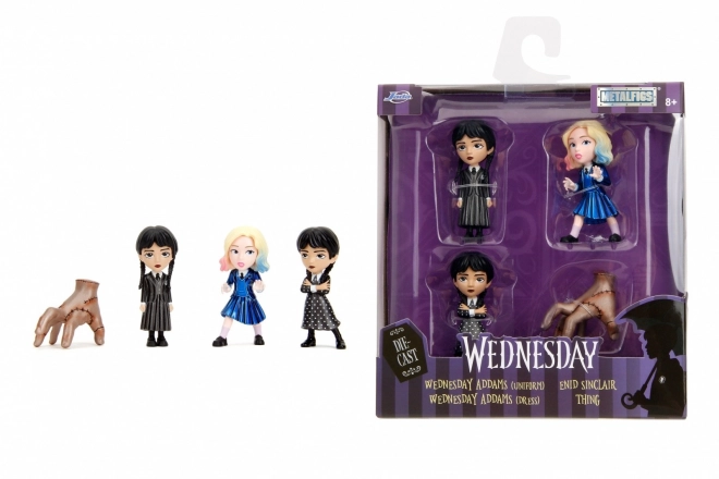 JADA metal figurer Wednesday 4 stk 6,5 cm