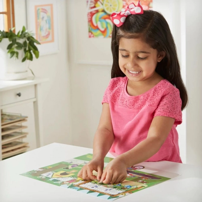 Genanvendelige klistermærkesæt 'Leg Hus' Melissa & Doug