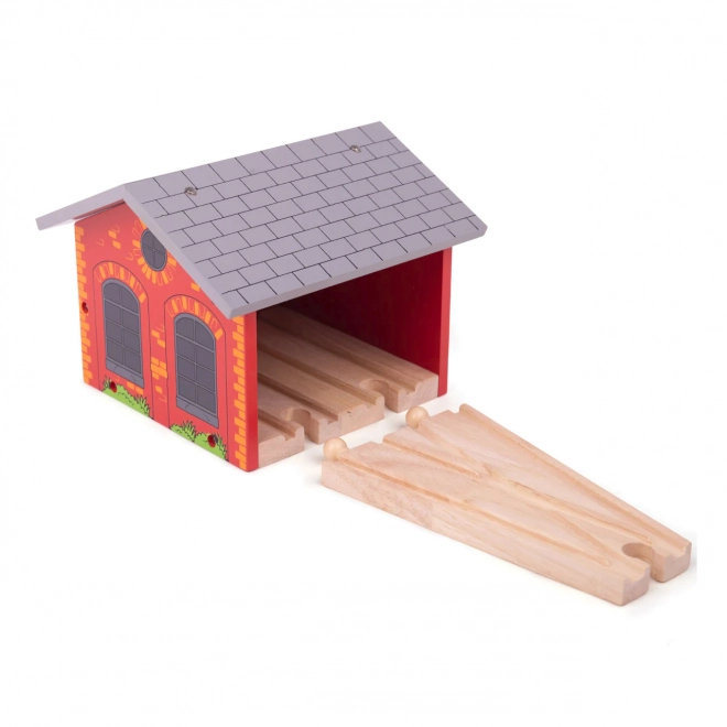 Trædepot til to togsæt Bigjigs Rail