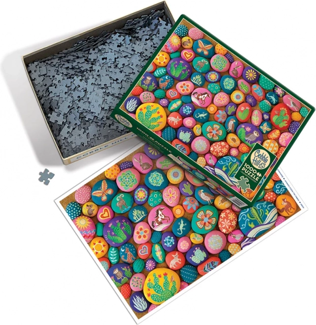 Puzzle Malede stenene fra Sydvest COBBLE HILL 1000 brikker